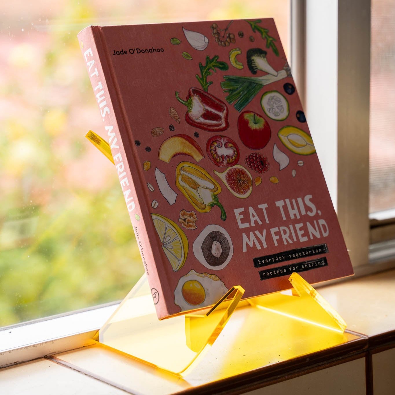 Record Stand - Yellow - DubirdRecord Display Stand